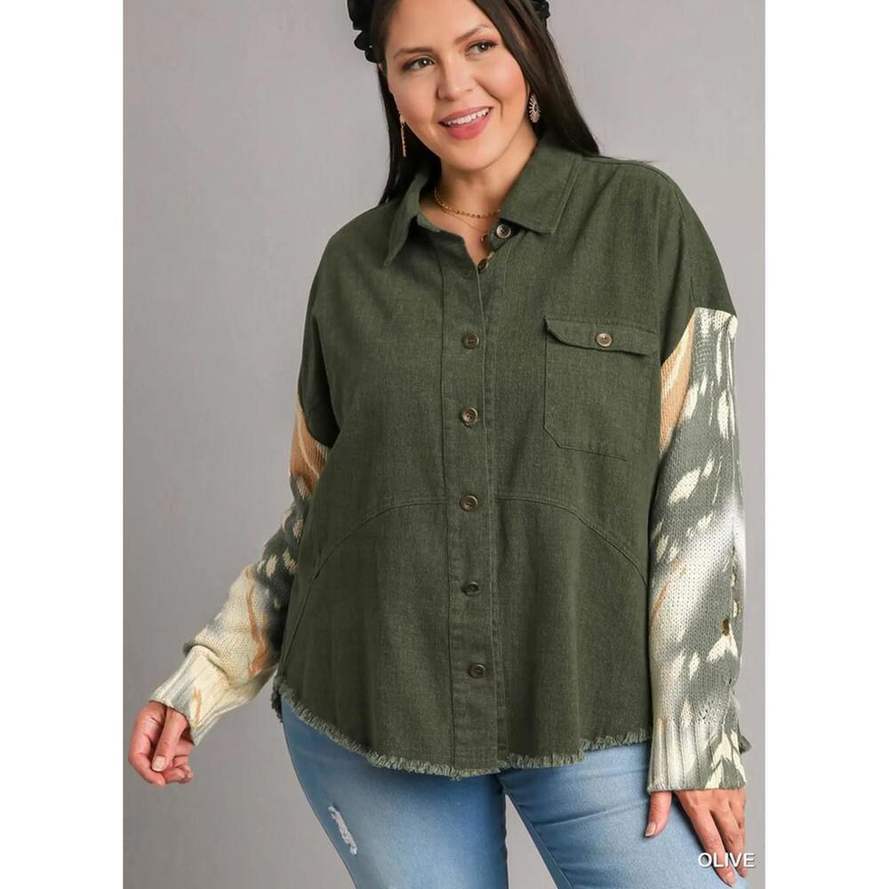 Umgee Button Down Collared Jacket - image 1